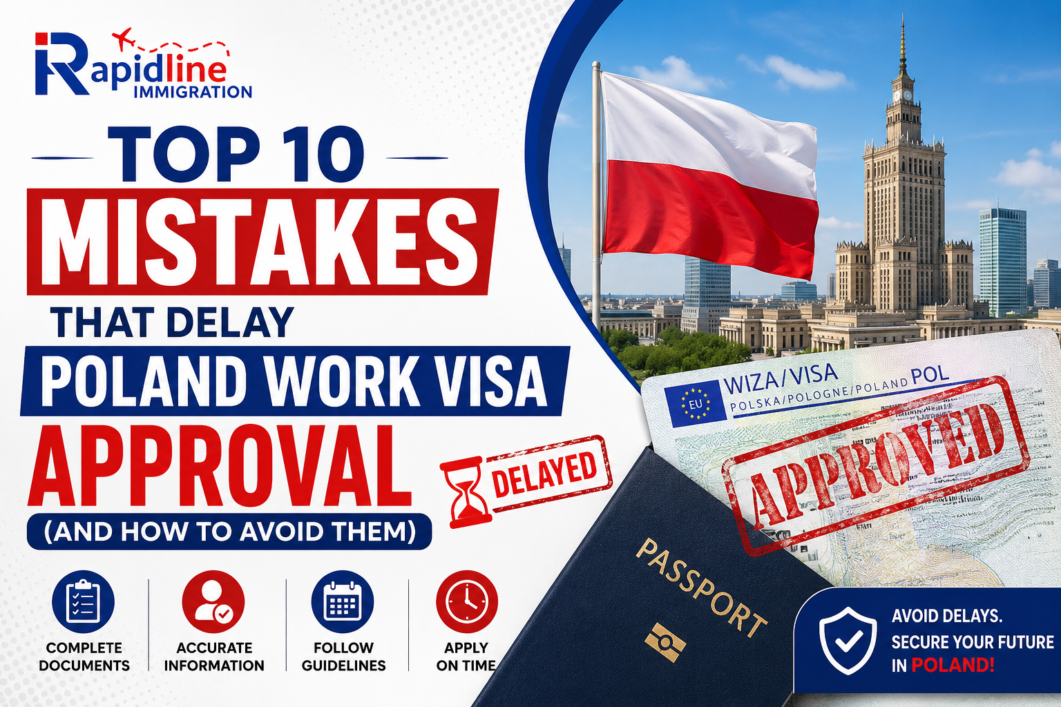 Top 10 Poland Work Visa Delay Mistakes | 2026 Guide