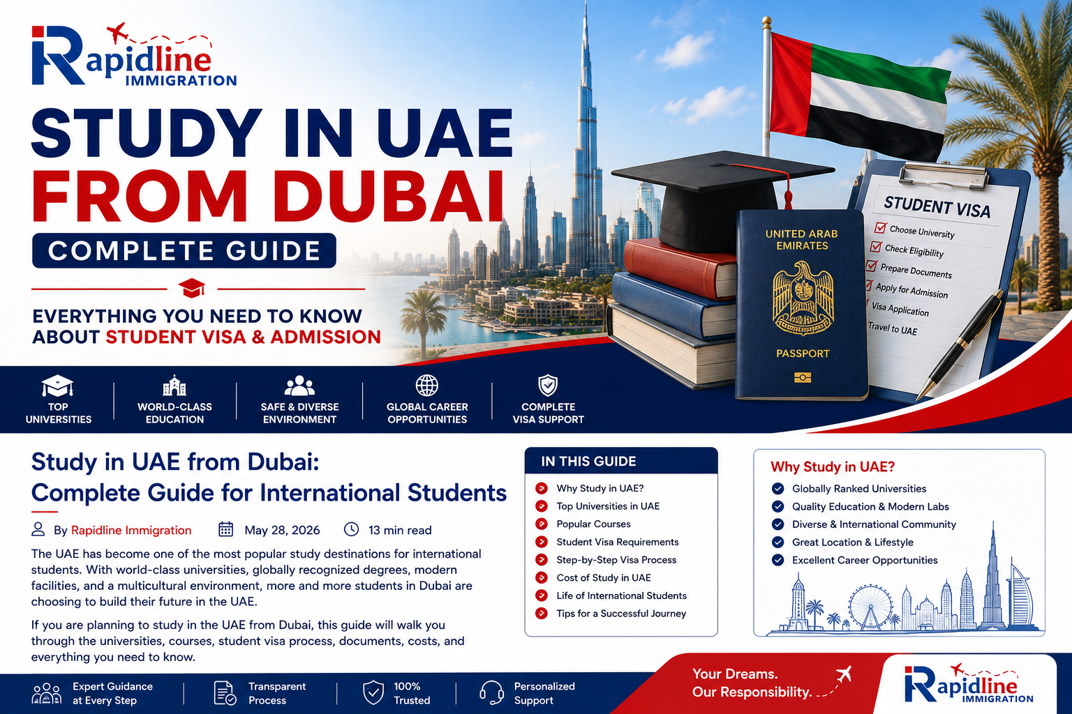 Student Visa Consultant in Dubai - Rapidline Immigration